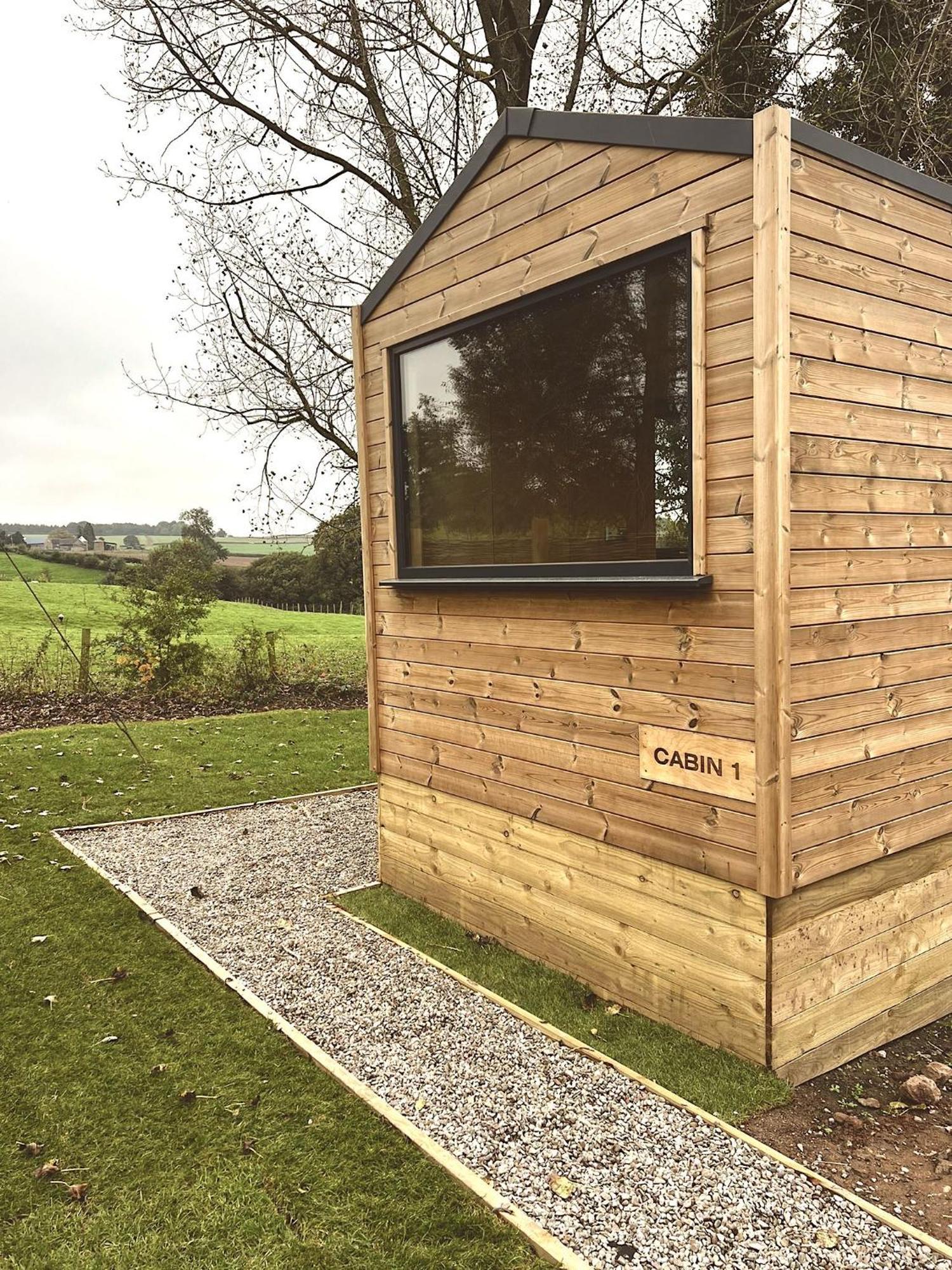 Beautiful Cabins In Herefordshire Countryside Bagian luar foto
